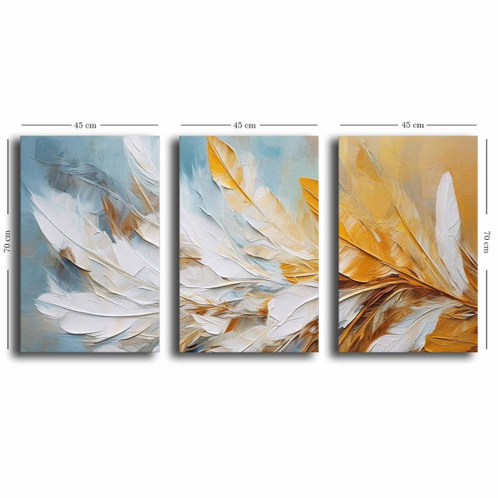 Wallity Conjunto de 3 Lienzos Decorativos Multicolor 3P4570GSC-017